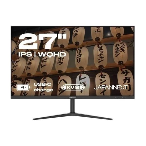 Skärm PC - JAPANNEXT - 27" - WQHD - 75Hz - IPS-panel - 5ms - JN-IPS27WQHDR-C65W
