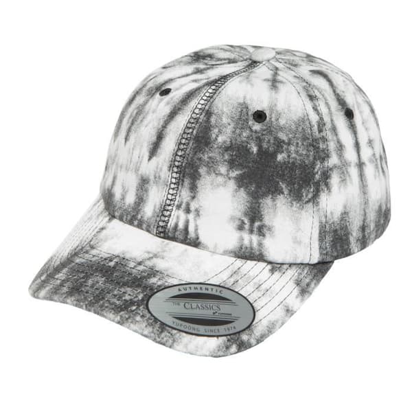 Flexfit Keps Herr Low Profile Tie Dye Grå - Snapback & Justerbar Strapback