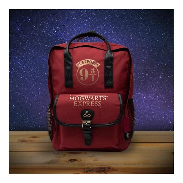 Ryggsäck - HARRY POTTER - 9 3/4 - Röd - Polyester - Barn Färg