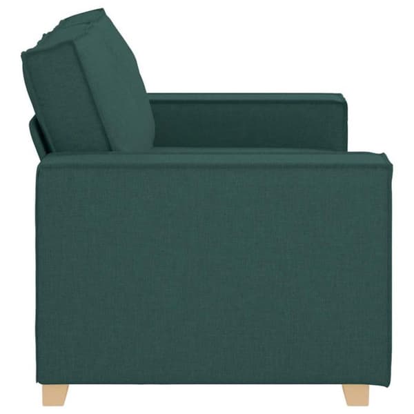Grön 2-sits soffa 120 cm Tyg