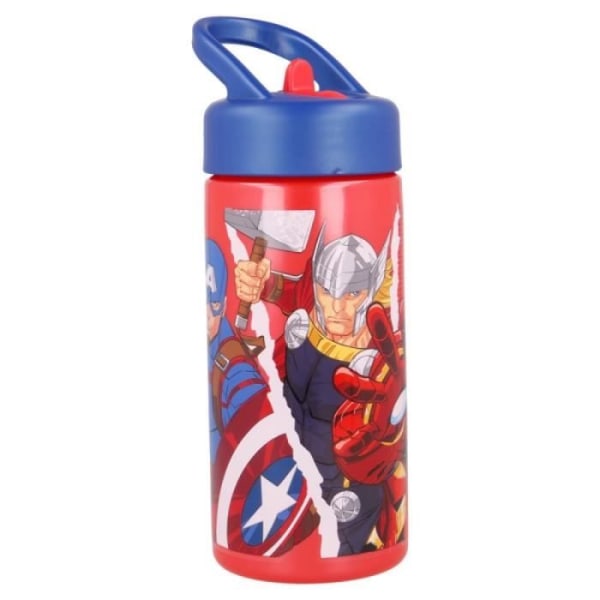 Barns halmvattenflaska Avengers - flerfärgad - 410 ml