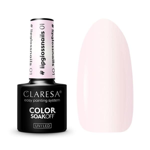 Hybrid nagellack CLARESA LIPGLOSSNAILS 01 - 5g