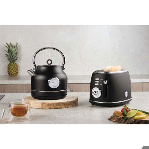 Elkoka - Berlingerhaus - BH-9640 - 1,7 L - Rostfritt stål - Matt svart Matte svart