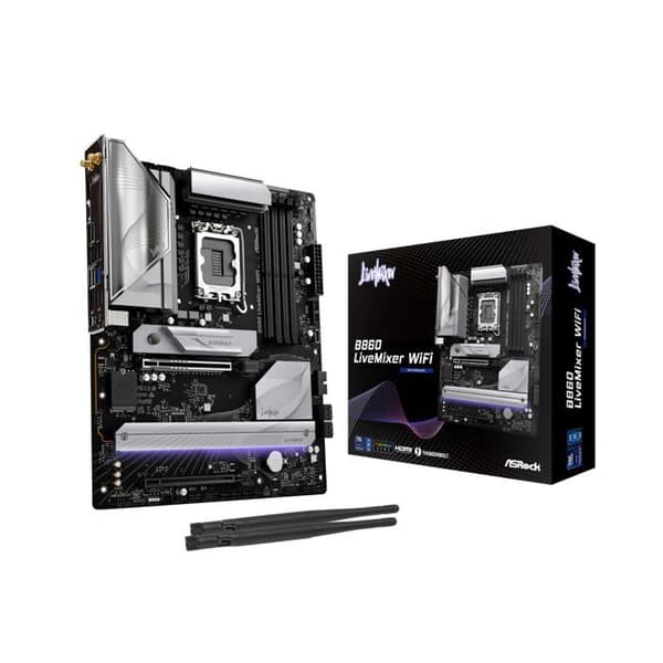 Moderkort - ASROCK - B860 LiveMix - WiFi - Socket LGA 1851 - Avancerad prestanda