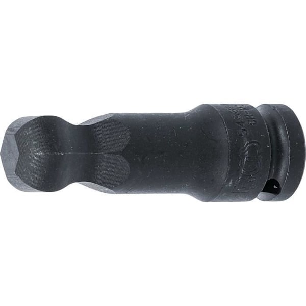 Effektbitar - BGS - 5488-19 - 12,5 mm (1/2'') - Krom-molybdenstål - 25° lutbar