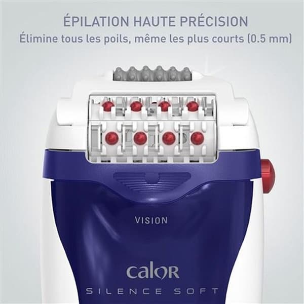 Trådad epilator Calor EP5624C0 Silence Soft Vision Blå Vit Röd