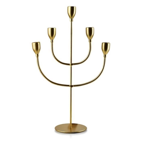 CEDRIC GOLD Kandelaber 23.5x10xh37.5cm 5 armar