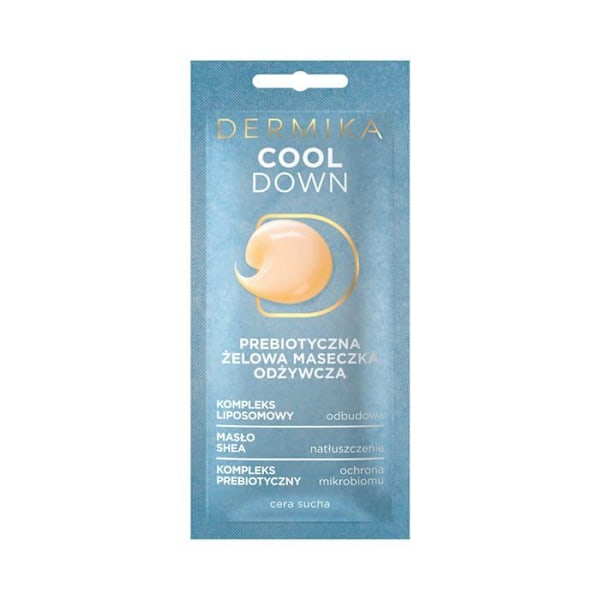 Dermika Cool Down Prebiotic Nourishing Gel Mask, 10ml