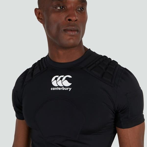 Rugbyskydd Canterbury Pro Svart/vit/silver S