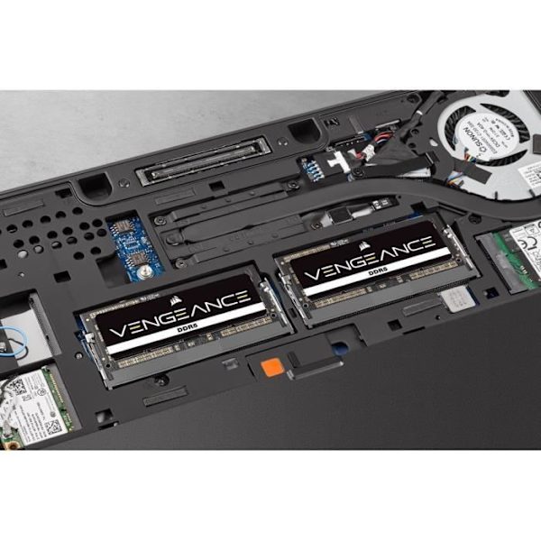 RAM-minne - CORSAIR - CMSX64GX5M2A4800C40 - VENGEANCE - DDR5 - 64Go 2x32Go SODIMM - 4800MT/s - CL 40 - 1.1V