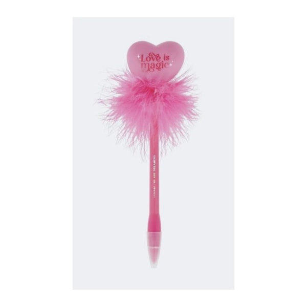 Ljusbläckpenna - Legami - Hjärta - Blått bläck - Rosa färg - Unisex Blå