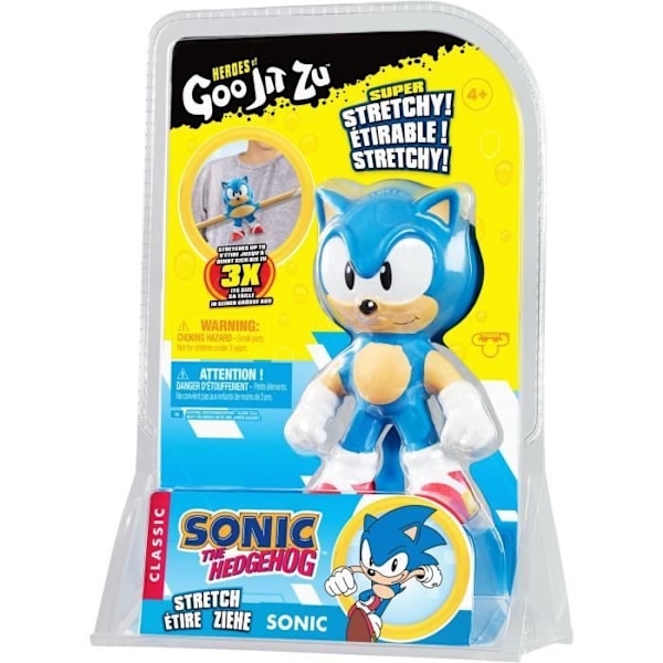 Sonic Figure - Goo Jit Zu Älgleksaker - 11cm - För barn - Utomhus