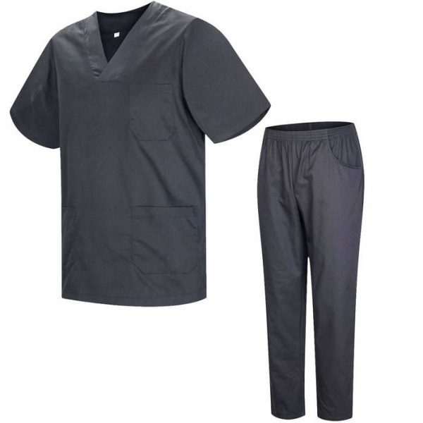 Komplett professionell outfit - Misemiya professionell uniform - BZ21-817-8312 - Mixed Workoutfit Grå XXL