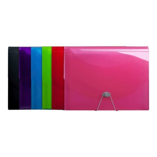 Exacompta Iderama PP Folder 13 fack A4 Maxi, 240 x 320 mm för 450 flikar Halvtransparent, tillgänglig i...
