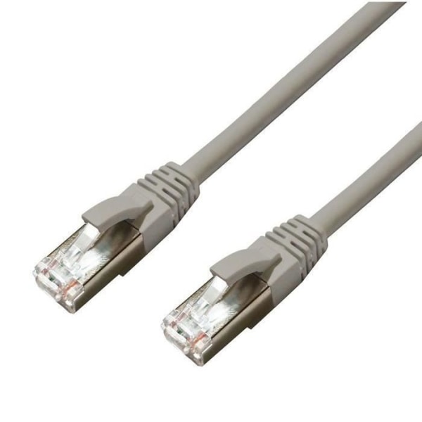 Grå nätverkskabel 30m Cat6a S-FTP (S-STP) - MICROCONNECT MC-SFTP6A30