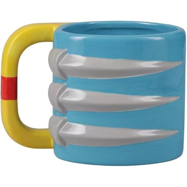 Samlarceramicatasse Wolverine - PALADONE - 18oz - Silverklor Ljusblå, röd, gul