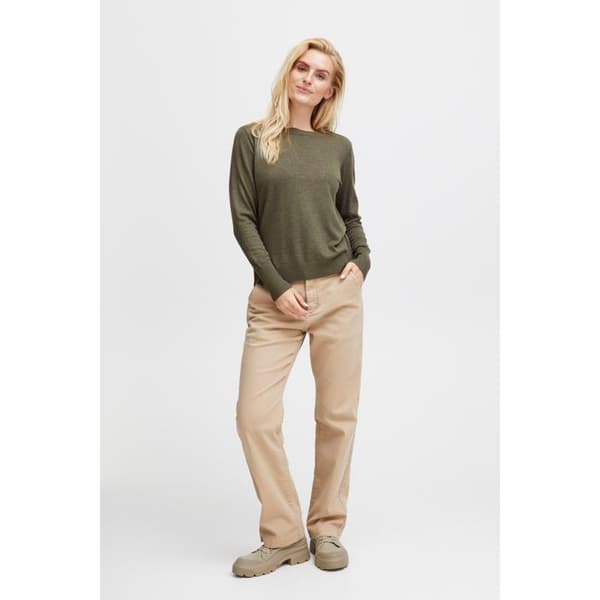 Pull dam Pulz Jeans Sara kalamata-melange jag