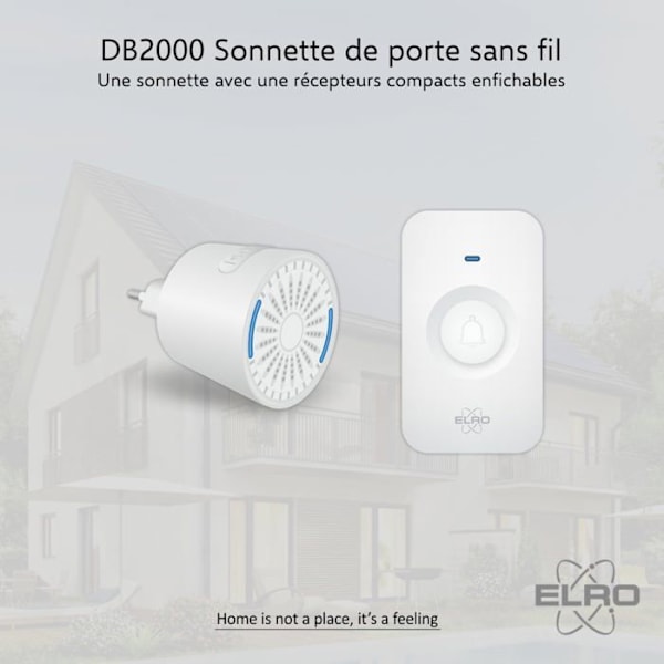 Sonnette - klockspel - kit för dörrklocka Elro - DB2000