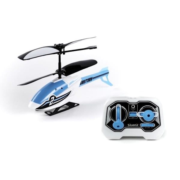 FLYBOTIC - Air Stork - 18 cm fjärrkontrollhelikopter - 2-kanals infraröd teknik inomhusflyg - åldrar 10+ -