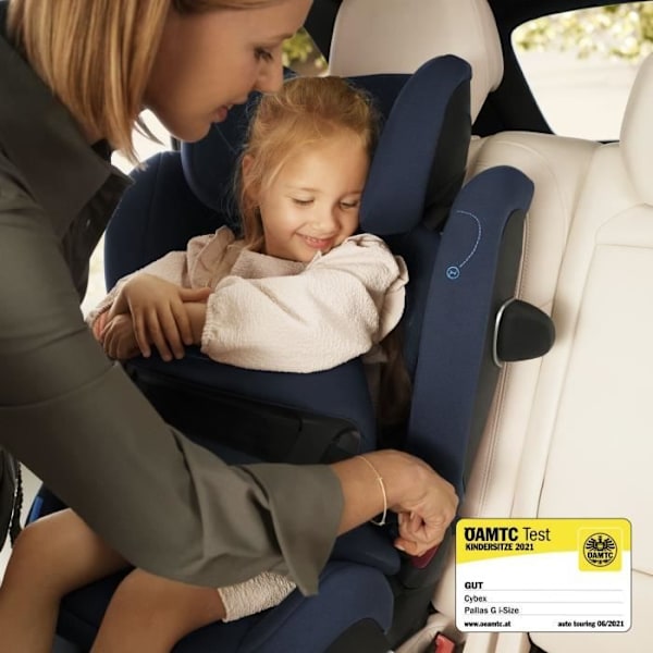 Pallas G i-Size Plus Bilbarnstol - Grupp 1/2/3 - Moon Black - CYBEX Månsvart