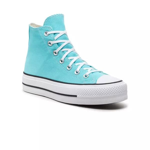 Kvinna Converse Plattform CANVAS HI Blå 40