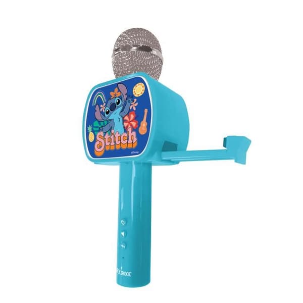 Trådlös Micro Karaoke Stitch med Bluetooth-högtalare BLÅ