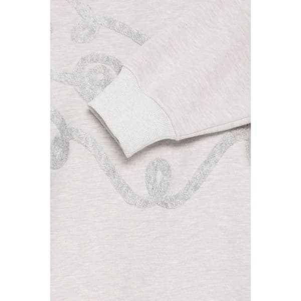 Sweatshirt dam Pulz Jeans Isabella ljusgrå melerad XS