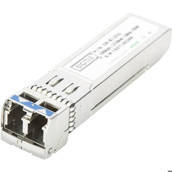 10 Gigabit Ethernet LC multi-mode SFP (mini-GBIC) sändarmodul upp till 300 m 850 nm - DIGITUS DN-81200