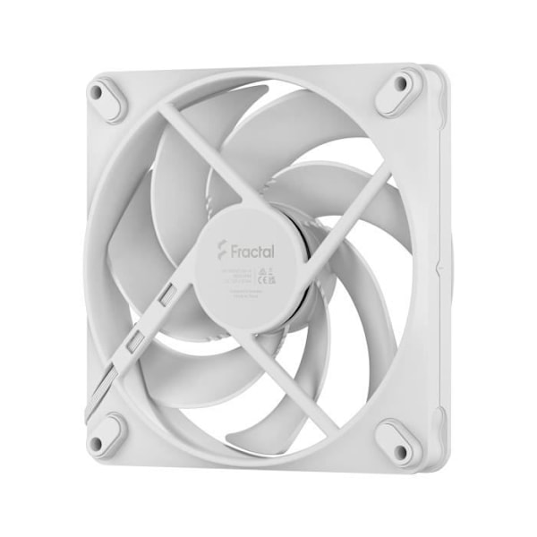 PC-fläkt - FRACTAL DESIGN - Momentum 14 - FDB - PWM-kontroll - Fläktblad som minskar buller - Vit