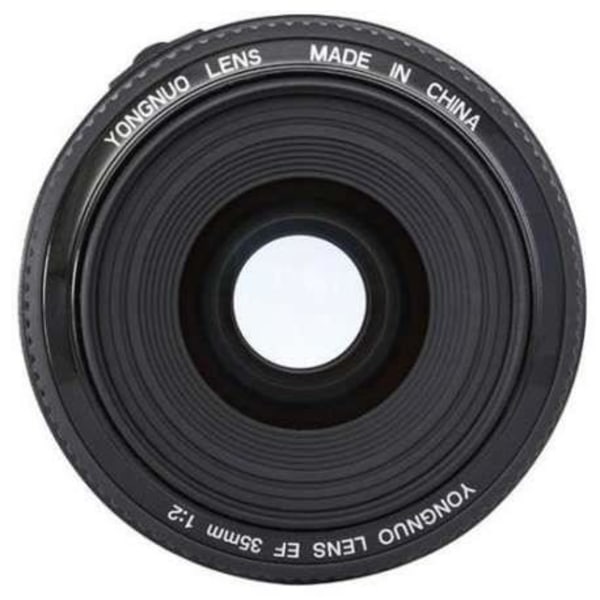 YONGNUO YN35mm F2 vidvinkelobjektiv för Canon DSLR-kamera