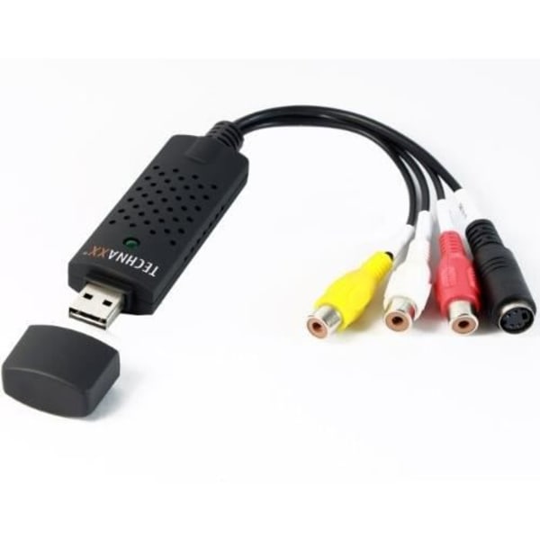 Videoinspelningskort - TECHNAXX - TX-20 - USB 2.0 - Svart - Hög inspelningskvalitet