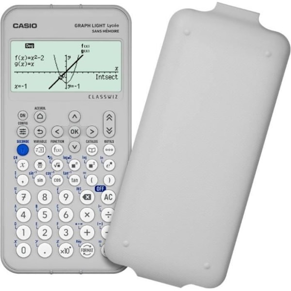 Calculatrice Casio Graph Light - Grafisk kalkylator Grå