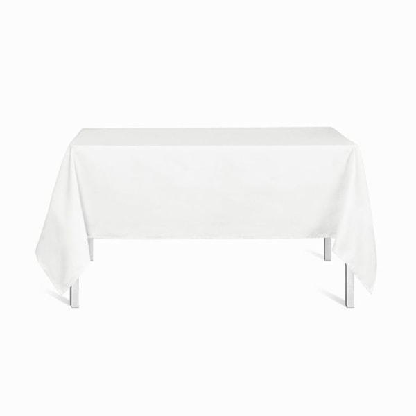 Polyesterduk - 140 x 200 cm - Vit vit vispad grädde