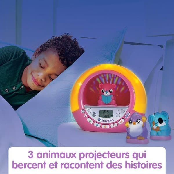 VTECH - SAGOTID - MIN BERÄTTARE VÄCKARKLOCKA ROSA - Rosa