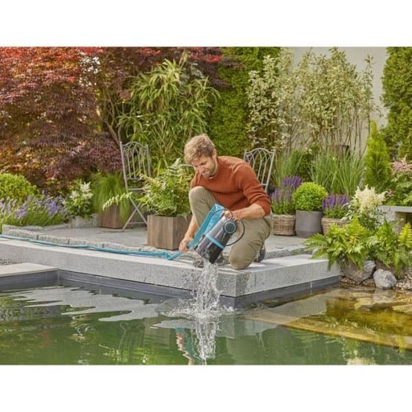 Evakueringspump - GARDENA - För smutsigt vatten - 20000 BASIC - Flöde 20000 l/h - Effekt 550 W - Tryck 0,9 bar - Flytare