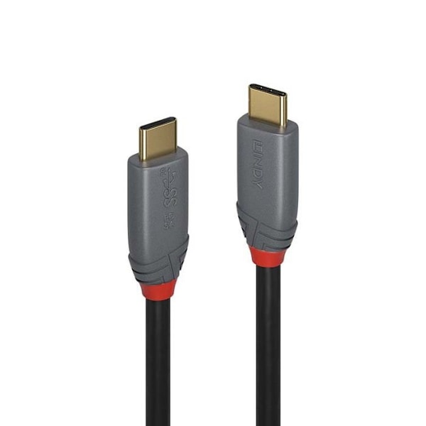 USB 3.1 Typ C/C-kabel - LINDY - Anthra Line - 5A - 1,5 m