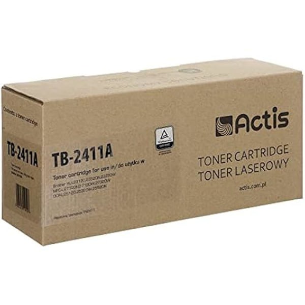 Kompatibel tonerkassett - ACTIS - tb-2411a - Svart - Paket med 1