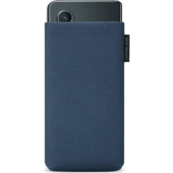 Skyddshölje - Adore June - Galaxy Z Fold 6 2024 - Återvunnen Nylon - Tillverkad i Europa - Mjuk Foder Blå
