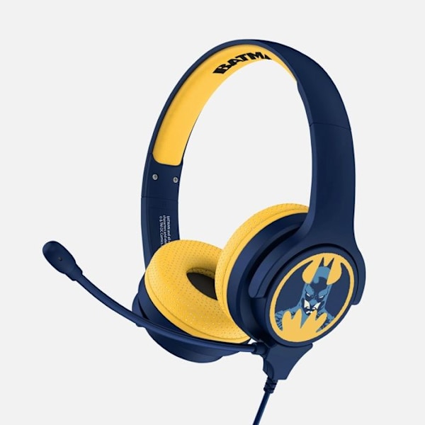 Interaktivt headset - OTL Technologies - Batman - Kabelansluten - Avtagbar mikrofon - Volymgräns 85/94 dB Färg