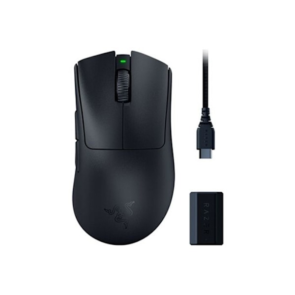 Mus - Razer - Deathadder v3 Pro - Svart - 30000 dpi - 5 programmerbara knappar
