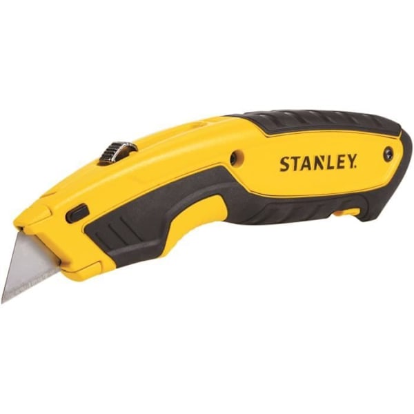 Infällbar bladkniv - STANLEY - 5 positioner - Förvaring 10 blad - Bi-material metallkropp