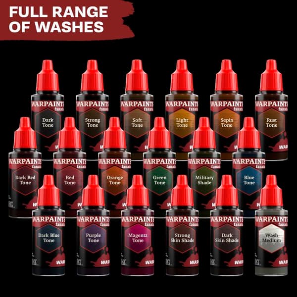 Akrylfärg - THE ARMY PAINTER - Fanatics Warpaint - Blekt röd - 18 ml - Blanda ring ingår Blekt rött