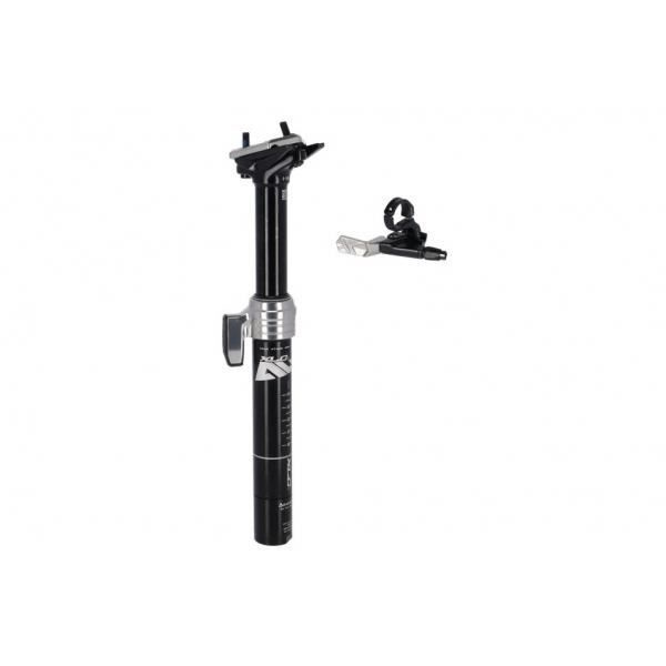 XLC SP-T10B ALL MTN teleskopisk sadelstolpe - svart - 31,6x350 mm Svart