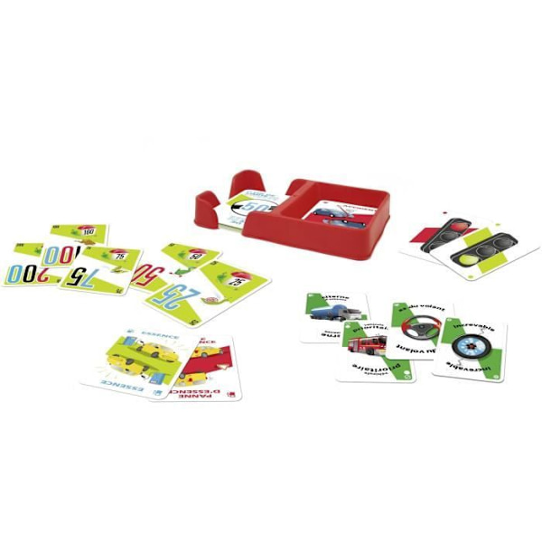 MILLE BORNES - THE GREAT CLASSIC - Kortspel - DUJARDIN - En stor klassiker för spel fulla av vändningar! Flerfärgad