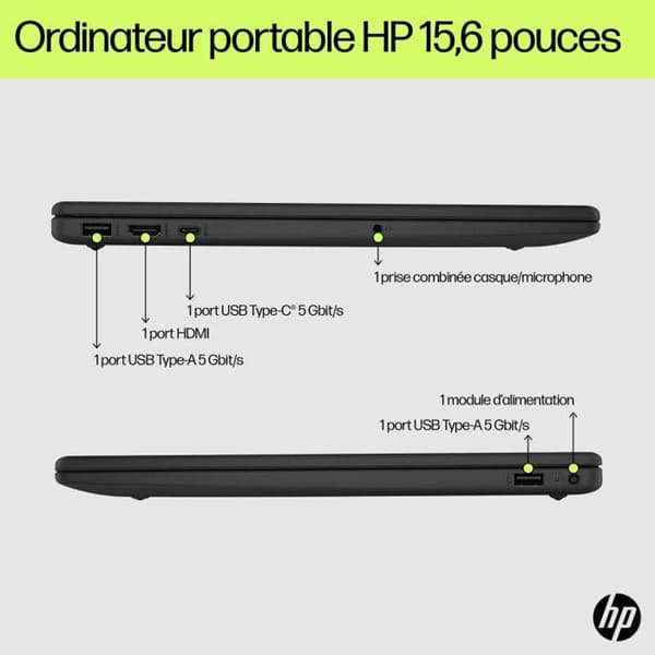 HP 15-FD0001SF/15.6FHD/INTEL N100/4Go/128SSD/w11H
