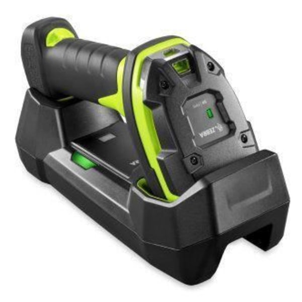 Zebra LI3678-ER, BT, 1D, ER, multi-IF, FIPS, kit (USB), svart, grön