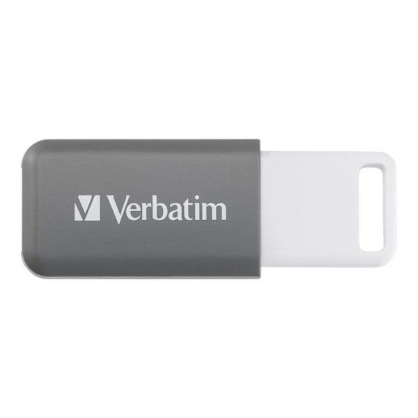 Verbatim V DataBar USB 2.0 Drive USB-minne 128 GB grå 49456 USB 2.0