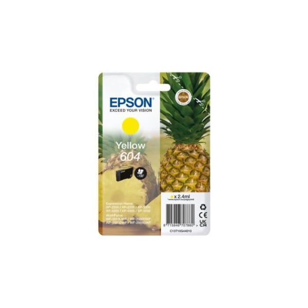 Epson Pineapple 604 gul bläckpatron - 2,4 ml / 130 sidor