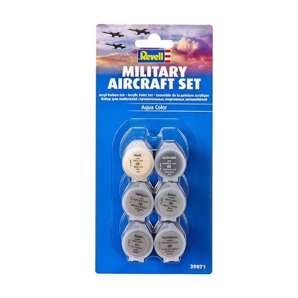 Set med militärflygplansfärger