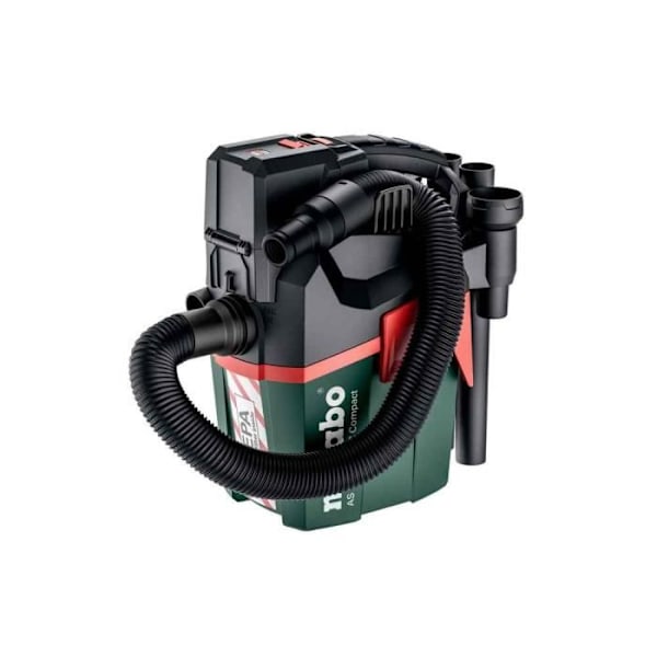 Trådlös dammsugare METABO AS 18 HEPA PC Compact - PressClean - 2L - Svart